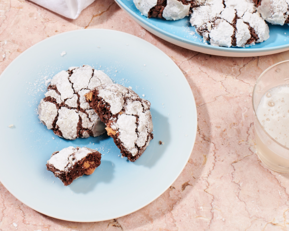 Crinkle cookies